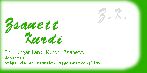 zsanett kurdi business card